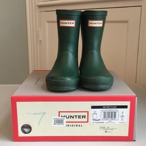 Hunter First Classic Toddler 7 Hunter Green